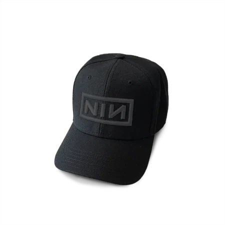 BLACK LOGO BASEBALL CAP